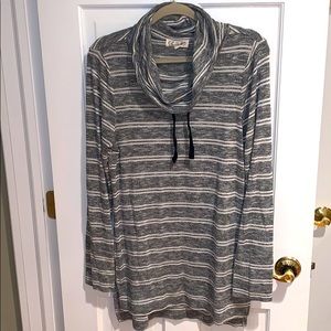 Turtleneck Striped Sweater